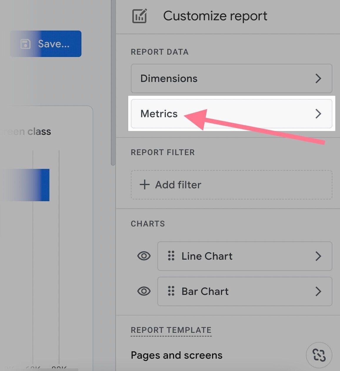 Customize metrics in GA4